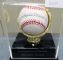 Image #2 of auction lot #1140: Mariano Rivera signed baseball in a domed display.  No COA....