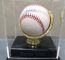 Image #1 of auction lot #1138: Derek Jeter signed baseball in a domed display.  No COA....