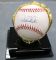 Image #2 of auction lot #1138: Derek Jeter signed baseball in a domed display.  No COA....