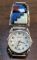 Image #3 of auction lot #1095: Working Anasazi women's wrist watch. Turquoise  and silver inserts han...