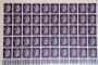 Image #1 of auction lot #1414: (Mi #2) NH block of 50 with numerous varieties (not cataloged) F-VF...