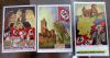 Image #1 of auction lot #650: Three different propaganda cards. Two are unissued types and one Nurem...