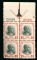 Image #1 of auction lot #1204: (834) Coolidge plate block of four NH VF...