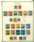 Image #2 of auction lot #448: Mounted collection of several hundred different mint original gum on S...