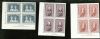 Image #1 of auction lot #1263: (177-179) high value inscription blocks one stamp in each og o/w NH F-...