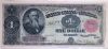 Image #1 of auction lot #1017: United States one-dollar 1891 Treasury Note in nice circulated and soi...
