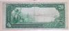 Image #2 of auction lot #1015: United States twenty dollars 1919 national currency from the Chapin Na...