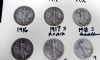 Image #3 of auction lot #1001: United States coin assortment consisting of $10.00 face 90% Walking Li...