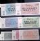 Image #2 of auction lot #1021: Complete set seven Jewish Ghetto currency from the Theresiendstadt (Te...