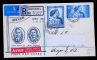 Image #1 of auction lot #607: (267-268) Great Britain cacheted 1949 Silver Wedding FDC. Address has ...