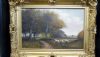 Image #1 of auction lot #1085: OFFICE PICK UP REQUIRED       24X 19 painting in golden frame inside...