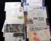 Image #3 of auction lot #563: Accumulation of approximately 125 commercial covers, FDCs, postal stat...