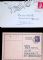 Image #1 of auction lot #588: Cover and Postal Card to  Theresienstadt Concentration Camp, cancelled...