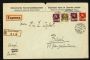 Image #1 of auction lot #608: Switzerland large registered Official cover canceled in Zurich on 8....