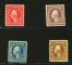 Image #1 of auction lot #1237: (463-466) 2--5 1916 perf 10, unwatermarked issues. NH with natural g...