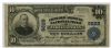 Image #1 of auction lot #1033: United States ten dollars 1910 national currency from the Fletcher Ame...