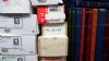 Image #1 of auction lot #1050: Three cartons of useful supplies consisting of stockbooks of varying s...