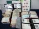 Image #3 of auction lot #32: Five cartons filled with starter collections, used arranged in glassin...