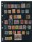 Image #2 of auction lot #92: Roughly 300 mainly used stamps from 1850 to 1950s in a binder in a sma...