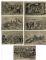 Image #4 of auction lot #637: Three Germany still-attached triptych postcards from the Nazi Winter A...