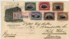 Image #1 of auction lot #499: (294-299) Complete set of the 1904 Pan-American issues franked on a tr...