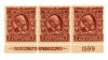 Image #1 of auction lot #1223: (305) bottom plate strip of three middle stamp og o/w NH F-VF...