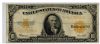 Image #1 of auction lot #1031: United States ten dollars 1922 gold currency in circulated condition....