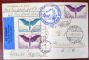 Image #2 of auction lot #624: Swiss Zeppelin Covers. Eight philatelic covers transported on assorted...