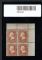 Image #1 of auction lot #1171: (94) block top two stamps og bottom NH F-VF...