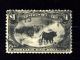 Image #1 of auction lot #1210: (292) $1.00 Cattle in Storm issue. Used, few rough perfs at top, cente...