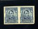 Image #1 of auction lot #1219: (315) 5 Lincoln imperf pair. N.H 2022 William T. Crow certificate (20...