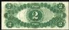 Image #2 of auction lot #1032: United States two dollars 1917 currency in nice higher grade circulate...