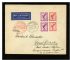 Image #1 of auction lot #608: Germany cacheted zusammendruck Zeppelin flight cover cancelled in Duss...