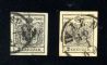 Image #1 of auction lot #1356: (2,2b) shades used VF...