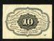 Image #2 of auction lot #1033: United States ten cents Thomas Jefferson fractional currency appearing...