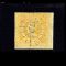 Image #1 of auction lot #1492: (30a) yellow used corner margin copy with four margins F-VF...