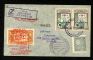 Image #1 of auction lot #635: Paraguay cacheted Zeppelin flight registered cover Sieger #267 cancell...