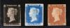 Image #1 of auction lot #1436: (1-3) used appearing unused all three with PF certs. stating cleaned c...