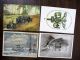 Image #1 of auction lot #687: Third Reich Propaganda Postcards. Four items. Two cards posted as mili...