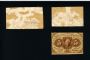 Image #2 of auction lot #1036: U.S. Fractional Currency. Three pieces. Two one-sided specimens and a ...