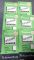 Image #2 of auction lot #1001: Fifty 1000 Dennison green package stamp hinges in the original box. Ap...