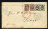Image #1 of auction lot #640: Russia cover cancelled in Vladivostok in 1871 having two Scott #2, and...