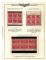 Image #4 of auction lot #40: United States plate block collection on Minkus pages in 6 three-ring b...