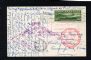 Image #1 of auction lot #516: (C13) 65 1930 Zeppelin franked flight picture postcard. Tied with a B...