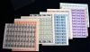 Image #1 of auction lot #1121: (740-749) Complete set of Perfed Park sheets. NH complete sheet of 50,...