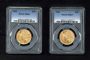 Image #2 of auction lot #1031: Two United States ten dollars 1932 Indian gold coins in PCGS holders b...