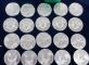Image #2 of auction lot #1056: United States ninety 2021 Type I uncirculated one ounce Silver Eagles ...