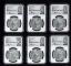 Image #2 of auction lot #1058: United States six silver coin sets of Morgan/Peace Silver Dollar comme...
