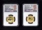 Image #1 of auction lot #1045: Australia one each 2021, 2022 one ounce gold coins Wedge-Tailored Eagl...