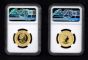 Image #2 of auction lot #1045: Australia one each 2021, 2022 one ounce gold coins Wedge-Tailored Eagl...